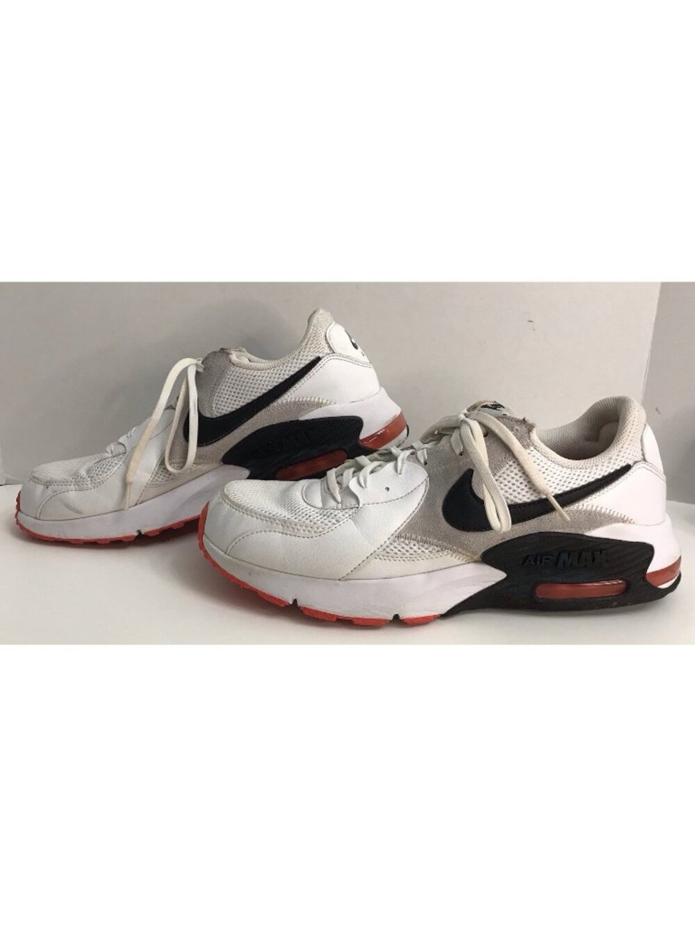Nike Air Max Excee Men’s Size 12 Running Shoes White Black Photon CD4165-113